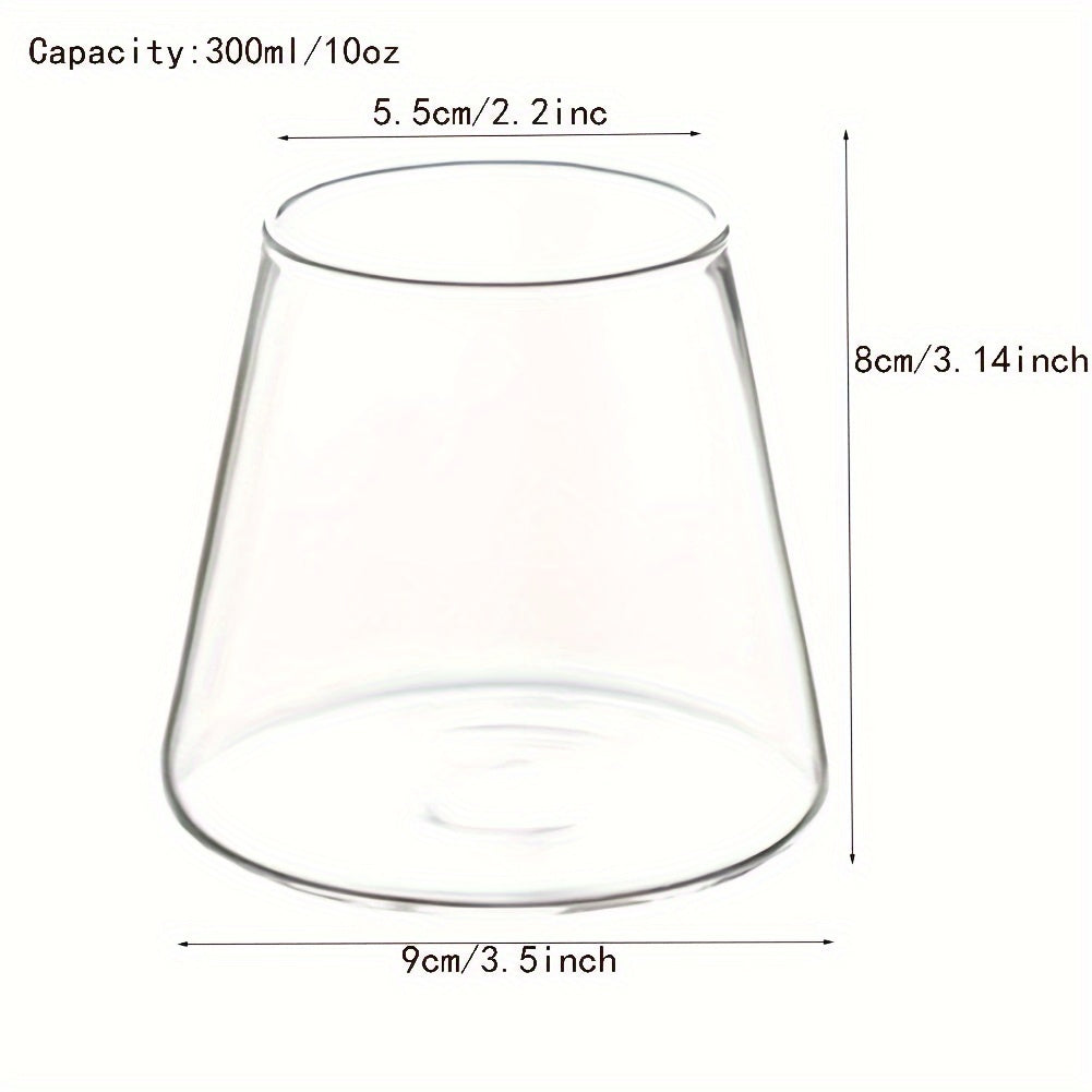 Vintage Mount Fuji Beer Glasses 2pcs Vintage Mount Fuji Beer Glasses - 10oz Clear Glass Cups, Stemless Wine Glasses, Creative Beer Cup for Whiskey, Coffee, Cocktail, Beverage, Water